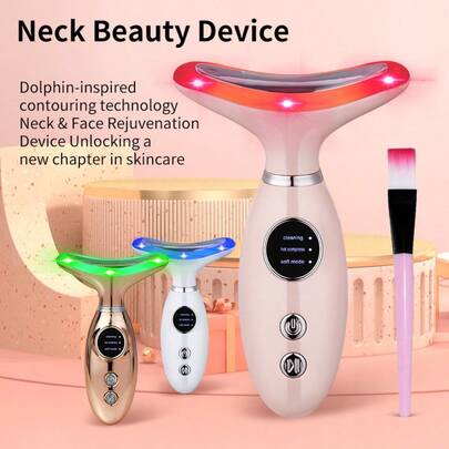 Rechargeable Electric Neck Massager, 500mAh Battery, 3 Modes, Constant Temperature Heating For Convenient Carrying, LCD Display, Suitable As Gift For Family And Friends