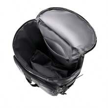 Túi du lịch mới với ngăn đựng đồ khô và ướt riêng biệt, túi đeo vai/ba lô đôi dung tích lớn, túi xách tay/đeo chéo/hành lý xách tay, túi đeo chéo/túi tập gym thời trang, đa năng, tiện dụng, tối giản với ngăn đựng đồ khô và ướt riêng biệt. - màu đen - Xem 11