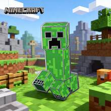 1枚微软Minecraft官方授权收藏徽章 锌合金珐琅徽章 苦力怕 防锈金属胸针 新奇饰品 动漫背包徽章 夹克翻领徽章 收藏周边 - 彩色 - 查看 8