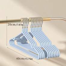 Thickened Non-Slip Clothes Hanger Dry Wet Dual-Use Sturdy Garment Storage Organizer For Closet, Home Wardrobe Essentials, Anti-Slip Design Heavy Duty Coat Rack Hanger Set, Professional Grade Clothing Display Stand, Indoor Laundry Room Organization Solution, Multifunctional Apparel Keeper For All Seasons - View 5