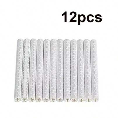 12/24/48 Piezas Reflectores para Ruedas de Bicicleta, Adhesivos Reflectantes, Tiras Reflectantes, Luz de Advertencia, Kit de  Reflectante para Ciclismo de 75 ZL6P