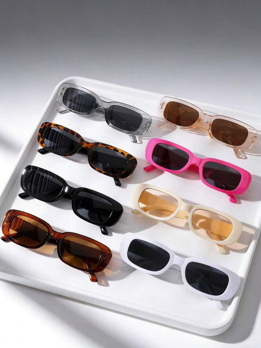 3副男士小方款时尚眼镜套装 - 小方框 - 查看 1