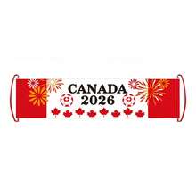 1PC Handheld Banner Designed Specifically For The 2026 World Cup In The Americas, This Is An Essential Accessory For Fans Looking To Cheer On Their Home Team. Serving As A Patriotic Prop To Boost The World Cup Atmosphere-And A Great Photo Prop To Boot-It Is The Perfect Item For Use On Match Days. Dimensions: 63 X 15 Cm (24.8 X 5.9 In). - One Size Fits All - View 5