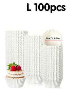 50/100个圆形/方形空气炸锅烘焙纸垫 - （可选100/500个蛋糕烘焙纸杯）一次性烘焙用品，耐热，防油，适用于空气炸锅、烤箱、微波炉、压力锅，可用于烘焙蛋糕、薯条、鸡肉、香肠、糕点、纸杯蛋糕、饼干、披萨等。 - 查看 20