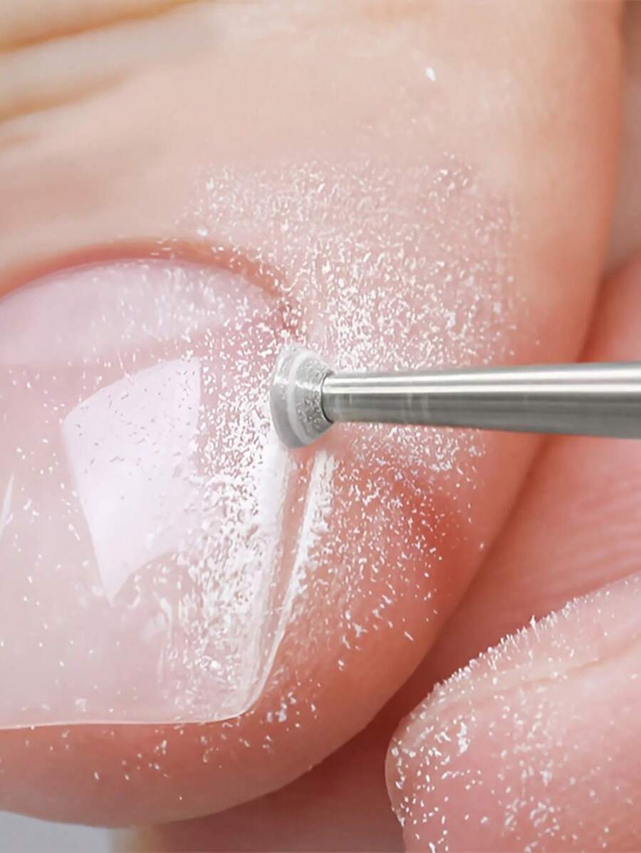 1 Bộ Mũi Khoan Móng Kim Cương, Đầu Mài Mài Thô Để Loại Bỏ Lớp Gel Thừa, Bền & Sử Dụng Lâu Dài