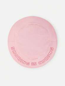 Balabala My Little Pony Girls Cartoon Print Wide Brim Sun Visor Hat With Adjustable Chin Strap - Pink - View 2