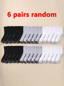 24 Paar Kinder Crew Socken, Kinder Sport Socken, hohe Elastizität, Laufsocken, geeignet für Jungen und Mädchen Alltagskleidung, schwarz, weiß und grau, geeignet für Outdoor-Reisen und Alltagskleidung, Jungen und Mädchen Socken, geeignet für 1-16 Jahre alte Mädchen Geburtstagsgeschenk, geeignet für verschiedene Feste, geeignet für alle Jahreszeiten, atmungsaktiv, weich und bequem - Verschiedenfarbig - Übersicht 10