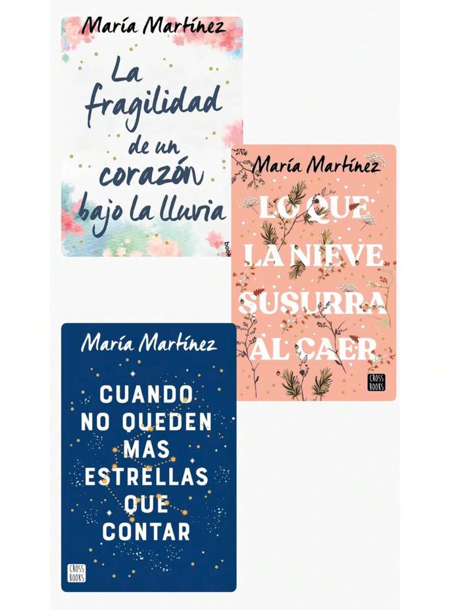 Libro "Saga Trilogía De La Autora María Martínez" | (amor, relaciones afectivas, superación, resiliencia, identidad, búsqueda interior) - Conjuntos - Ver 1