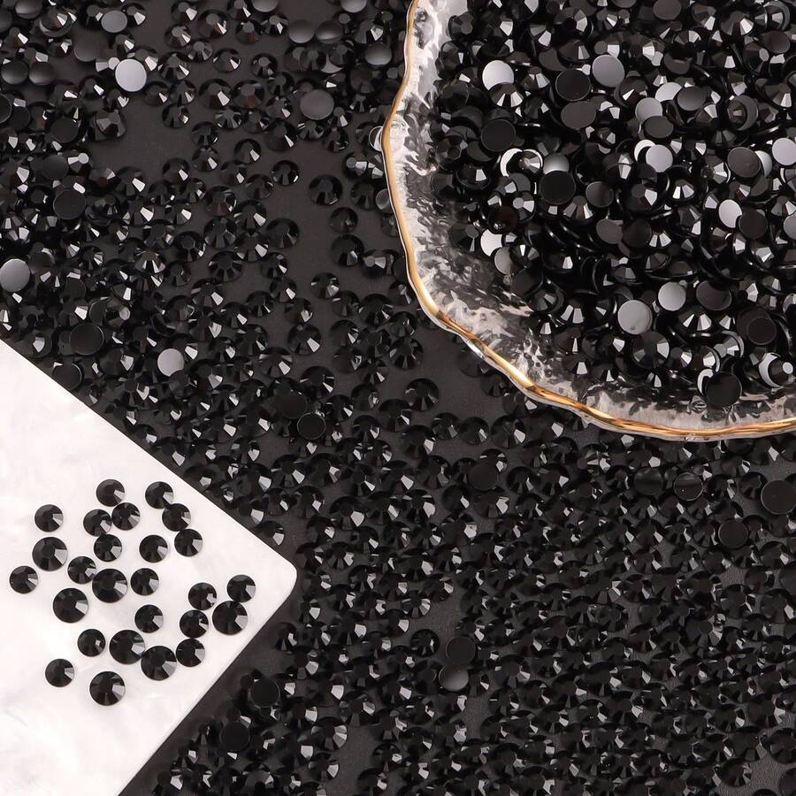 Resin Rhinestone Flat Back Crystals, Faux Diamond Resin Rhinestones For Water Bottle Toys, Shoes, Boots, Clothing Decoration, Cups, Shiny Idol Fan Support Fan DIY Craft Materials
