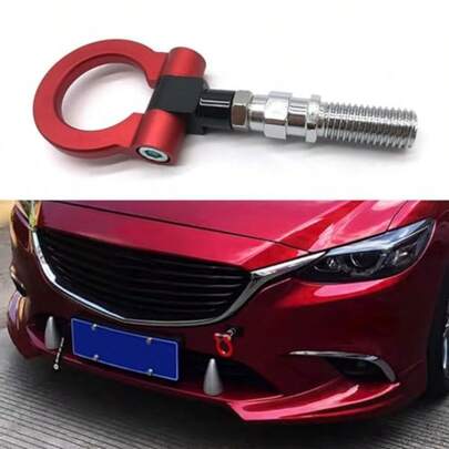 Racing Towing Car Tow Ook Car Front Bumper Tow Ook Ml Universal Screw-On Tow Ooks Air Accessories Eavy Duty Ter  Fit Cars SUVs Trucks