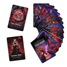 36pcs Fantasy Tarot Cards, Adopting Dark Gothic Fantasy Art Style, Text Cards Suitable For Spiritual Collection And Blessing Gifts - 36 Fantasy Tarot Cards - View 6