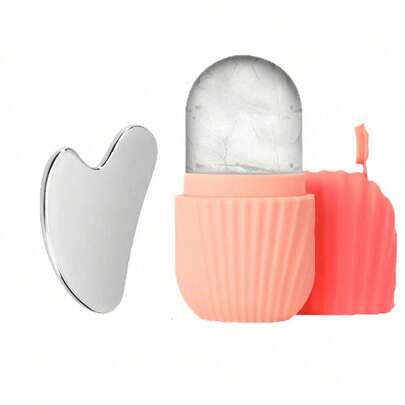 Bộ sản phẩm massage mặt gồm 1 con lăn đá và 1 thớt Gua Sha - Giúp giảm sưng tấy vùng mặt và cơ thể, loại bỏ ứ huyết, thông kinh mạch, nuôi dưỡng da, giảm nếp nhăn, cải thiện độ đàn hồi và sắc tố da. Massage đá giúp giảm đau nhức và mệt mỏi cơ thể. Thích hợp sử dụng tại nhà, spa, khi đi du lịch, trong khuôn viên trường và văn phòng. Món quà làm đẹp và chăm sóc da dành tặng bạn bè và gia đình vào dịp sinh nhật, ngày lễ và kỷ niệm; dụng cụ chăm sóc da, đồ dùng cho chuyên viên làm đẹp, con lăn đá, khay đá, dụng cụ massage mặt và cơ thể, sản phẩm làm đẹp.