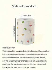90% Less Wiping, 800 Sheets/Roll Super Absorbent Kitchen Towel Roll, Multi-Functional Soft High Absorbency Dishcloth, Cleaning Cloth Set, Magic Glass Cleaning Paper Towels, Absorbent Non-Shedding, For Daily Cooking, Baking, Auto, Bathroom, Mirror Cleaning, Household Cleaning Supplies - Multicolor - View 12