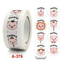 1 bộ nhãn dán bán sỉ cho cửa hàng văn phòng phẩm trẻ em, nhãn dán phần thưởng hình động vật hoạt hình dễ thương, nhãn dán phần thưởng khuyến khích giáo viên mẫu giáo. - Nhiều màu - Xem 14