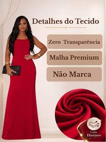 Women's Long Knit Dress With Elastane, Solid Colors, Strappy, Fashionable, Ideal For Weddings, Bridesmaids, Flower Girls, Graduations, Birthdays, Events, Elegant - 橄欖綠 - 查看 6