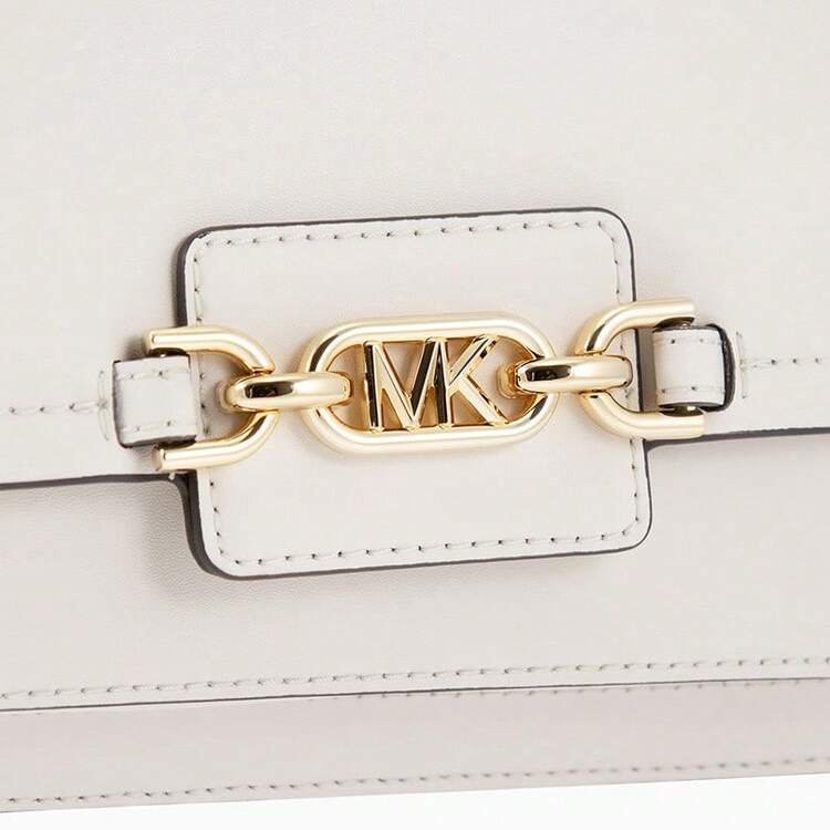 Túi xách nữ Michael Kors đa năng, món quà hoàn hảo cho kỳ nghỉ, kiểu dáng cổ điển thanh lịch, phù hợp cho việc đi lại hàng ngày và mọi dịp, thiết kế đa chức năng, thời trang và tiện dụng. - màu trắng sữa - Xem 10