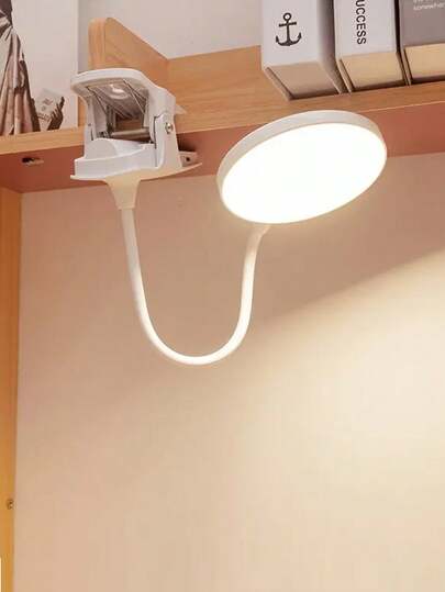1 đèn bàn LED, đèn đọc sách kẹp điều khiển cảm ứng, 3 nhiệt độ màu, sạc USB, ánh sáng dịu nhẹ bảo vệ mắt, thích hợp sử dụng trong phòng ngủ và nhà, cấp nguồn USB, đèn đọc sách cạnh giường ngủ cho ký túc xá, đèn văn phòng di động bảo vệ mắt tại nhà.