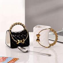 Handbag Shaped Ceramic Cup - Insulated Coffee/Tea Cup, Portable, Hand Wash, Birthday Gift - Multicolor - View 8