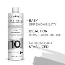 Clairol Professional Pure White 10 Volume Hair Developers For Lightening &Amp; Gray Coverage - ColorA - View 7