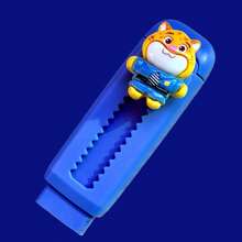 1pc Cartoon Nick And Judy Pattern Stretchy Eraser, Comfortable Grip, Refillable Core, Reusable, Won't Damage Paper, Cute Cartoon Design, Exquisite Gift, Essential For Study, School And Office - Multicolor - View 13