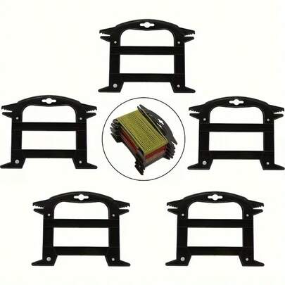 Bộ 1/4 cuộn dây dù đa năng, dụng cụ sắp xếp dây thừng, cuộn dây ngoài trời, giá đỡ cuộn dây gọn gàng - Cuộn dây bền chắc để quản lý dây, dùng cho cắm trại và câu cá ngoài trời, quà tặng lý tưởng.