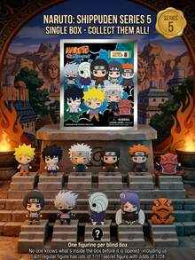 1 chiếc móc khóa hình nhân vật 3D Naruto chính hãng Viz Media (Naruto, Sasuke, Kakashi), quà tặng sưu tầm nhân vật anime, trang trí cho ba lô. - Nhiều màu - Xem 7