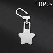 2/5/10Pcs Star-Shaped Zipper Pulls, Detachable Quick Repair, Universal Metal Zipper Head Pendant Replacement Accessories With Small Hole, Tool-Free, Suitable For Bags, Clothes, Jackets, Shoes, Boots, Zipper Pulls - Multicolor - View 25