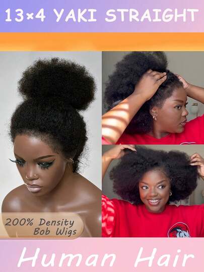 这款短款直发波波头假发采用13x4蕾丝前额设计，200%密度真人发丝，预先修剪了婴儿发，打造自然蓬松的发际线，适合春季穿搭、夏季波波头系列，是时尚配饰的理想之选。它能打造自然发型，保护您的秀发，逼真的发际线，预先修剪并修剪了发际线，打造蓬松直发质感，适合日常及特殊场合佩戴。这款200%密度13x4透明蕾丝前额真人发波波头假发，造型百变，是您打造百变发型的理想之选。