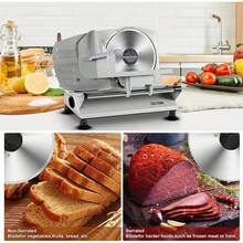 YASHE Meat Slicer Machine For Home, Electric  Food Slicer With Removable 6.7" Stainless Steel Blades, 0-15mm Adjustable Thickness, Easy To Clean, 150W, Ideal For Cold Cuts, Cheese, Bread, Fruit,201 Stainless Steel - 150W Meat Slicer With 2 Blades - View 7