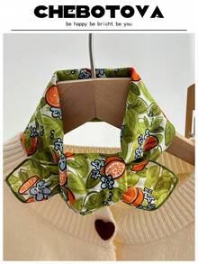 1 pieza Pañuelo suave de poliéster con estampado de dibujos animados de elementos marinos, estilo bohemio, pañuelo delgado, adecuado para primavera, verano, otoño, playa, vacaciones - Multicolor - Ver 14