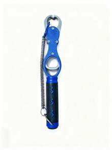 18kg Capacity Heavy Duty Fish Lip Gripper, Stainless Steel Fish Lip Clamp With Spring Rope And Carabiner, Durable Design, Corrosion Resistant, High Quality Metal, Suitable For Outdoor Sports Enthusiasts And Leisure Fishing - Multicolor - View 15