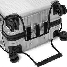 1个透明行李箱保护套，防水防尘旅行箱保护套，加厚PVC防刮行李箱套 - 無色 - 查看 8