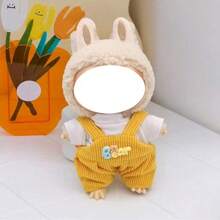 [Solo ropa] Conjunto de ropa intercambiable talla grande vendido de 17 CM, llavero colgante de muñeca de 1ra/2da/3ra generación para muñeca de peluche , conjunto de suéter de moda (muñeca y zapatos no incluidos) - Multicolor - Ver 21