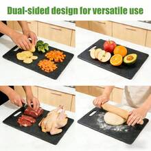1/3pcs Heavy Duty Plastic Cutting Board For Kitchen Food Preparation - View 6