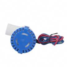 Bomba de achique DC interruptor semiautomático bomba sumergible eléctrica pequeña para el drenaje proporciona potencia 12V/24V 350/500/750/1100GPH (12V 1100GPH) - Rojo - Ver 4