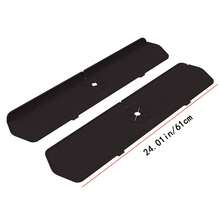 1 tấm chắn nước bằng silicon cải tiến kích thước 29,92 inch/76cm, thảm thấm nước và miếng hứng nước nhỏ giọt, thảm bồn rửa gấp gọn chống thấm nước dùng cho nhà bếp và phòng tắm. - màu đen - Xem 9