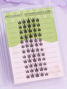 浓密单簇假睫毛，轻盈无胶，打造生动漫画风格双眸 - 查看 6