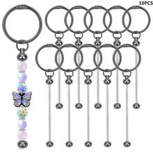 3/6/8/10/12/24个串珠书签 - DIY金属书签，手工串珠书签流苏，适合送给爱书人、学生、老师、朋友和家人 - 書圈螺桿 - 查看 33