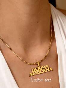 Dây chuyền khắc tên hình bướm cá nhân hóa, mặt dây chuyền bằng thép không gỉ, món quà sinh nhật tuyệt vời nhất dành cho phụ nữ. - Dây chuyền ngọc trai vuông mạ vàng 2 - Xem 2