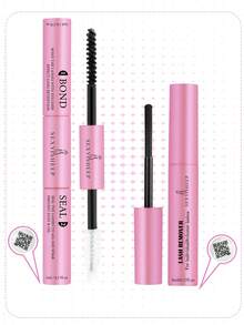 SEXYSHEEP 640片装，D型卷翘睫毛嫁接套装，DIY 30D、40D、50D睫毛簇嫁接套装，9-16mm混合单根睫毛套装，含睫毛粘合剂、封层剂、卸除液和睫毛镊子，供自用 - 黑色 - 查看 3