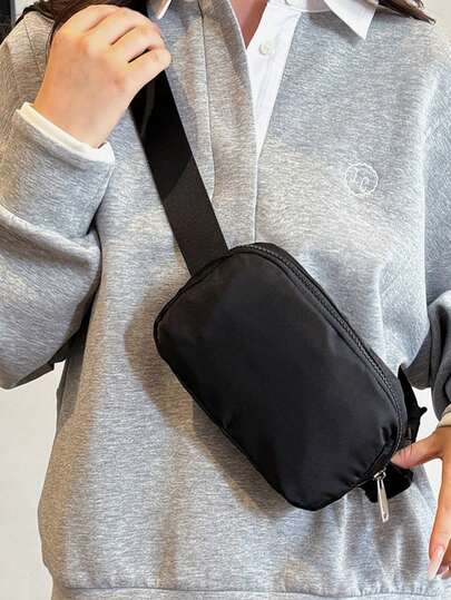 Fashion Shoulder Bag Sling Bag Men And Women Small Bag Crossbody Bag Casual Phone Chest Bag For Travelling Hiking Lightweight Small Backpack