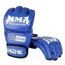 GINGPAI Half Finger MMA Gloves, Professional Boxing Gloves For Kickboxing, Muay Thai, Training For Men And Women - Multicolor - View 14
