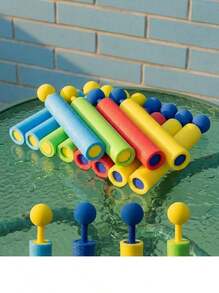 MINKOJA 20.5cm Beach Water Toy, Straight EVA Foam High Pressure Water Gun, Foam Jet Toy, Waterproof And Shockproof Outdoor Toy, Bubble Blaster - Multicolor - View 5
