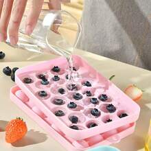 1pc 25-Cavity Silicone Ice Ball Maker Tray, Creative Small Round Mold - Multicolor - View 6