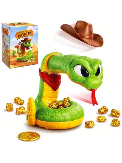 Jogo Tesouro Cobra Mike Dá Susto Som Movimento Pegue Pepitas