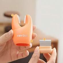 1pc 2-In-1 Crab Claw Garlic Peeler & Ginger Scraper, Magnetic Garlic Separator With Handle Garlic Peeling Tool - MultiWarna - View 2