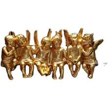 Vintage Baroque Angel Exquisite Design Brooch Pin For Women Girls Fashion Classic Retro Unisex Palace Style Badges Buckles - Vàng - Xem 10