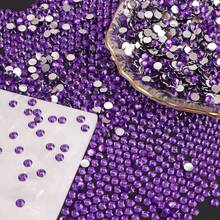 0.2cm/0.3cm/0.4cm/0.5cm 扁平钻石水晶钻，树脂仿钻，杯子、玩具、鞋子、服装装饰工艺品 DIY - 深紫色 - 查看 7