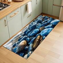 1pc Marble Pattern Design, Kitchen Decor, Home Decor, Decorative Mat, Fashion Doormat, Multi-Purpose Mat, Kitchen Floor Mat, Kitchen Mat Set, Kitchen Floor Protector, Comfort Standing Mat, Living Room Bedroom Bathroom Laundry Office Area Rug, Home Decoration Indoor - Multicolor - View 2