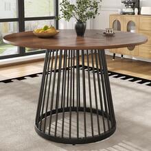 Dining Tables - Black White + MDF+Metal - View 12